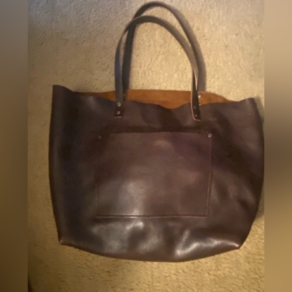 Portland Leather Dark Brown Duffel Bag